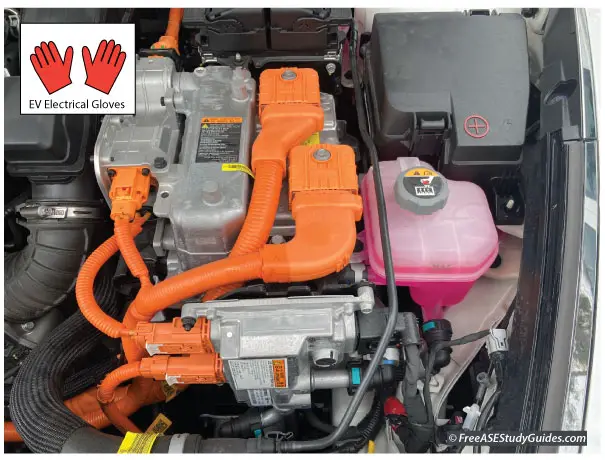 A hybrid motor and engine.