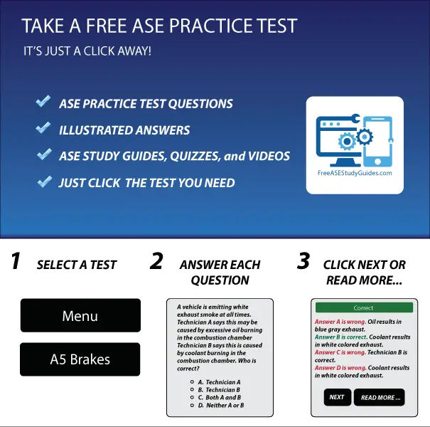 Free ASE Practice Tests (2024) FreeASEStudyGuides.com