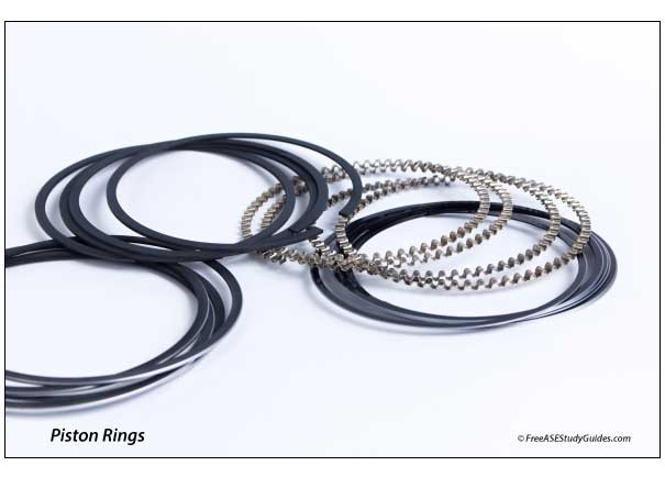 Piston rings.