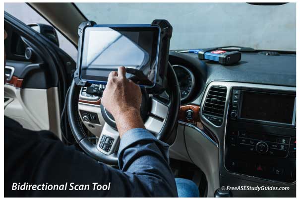 Testing Variable Assist Steering with a scan tool.