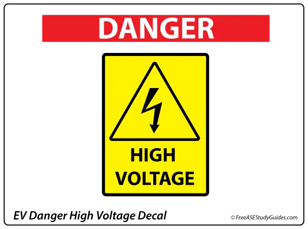 High voltage sign.